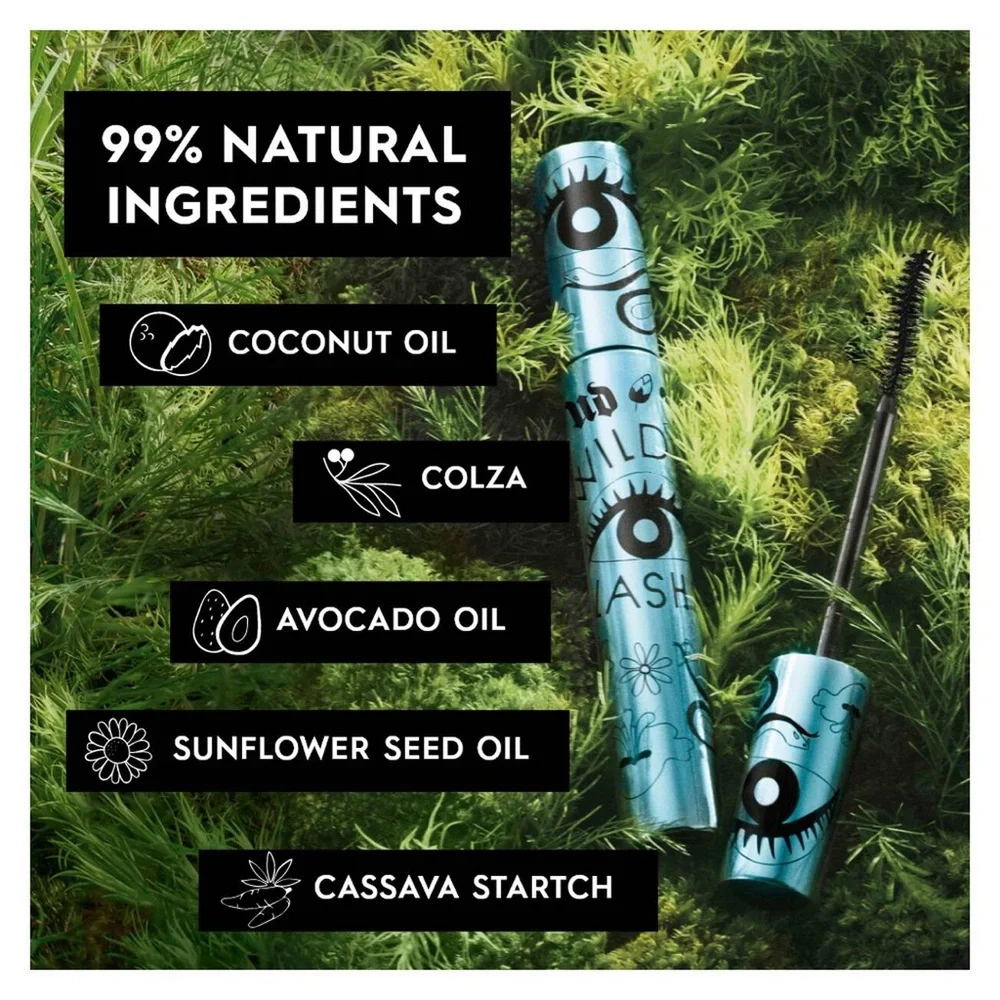 Urban Decay Wild Lash Vegan Plant Powered Volumizing Mascara Black NEW